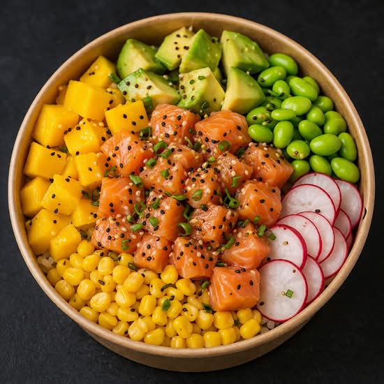 NOKA Poké saumon sunset